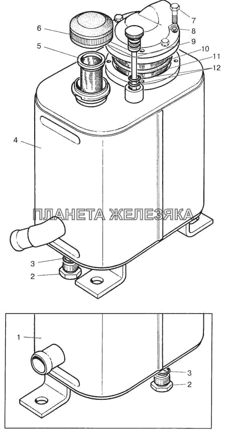 Бак МТЗ-923